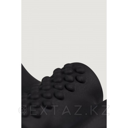 Adrien lastic ұсынған қара Lingus эрекциялық діріл сақинасы от sex shop Extaz фото 4