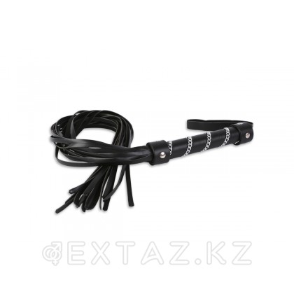 Плеть-многохвостка с витой рукояткой от sex shop Extaz фото 2