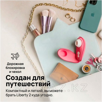 Womanizer Liberty 2 байланыссыз клиторальды стимулятор қызғылт от sex shop Extaz фото 14