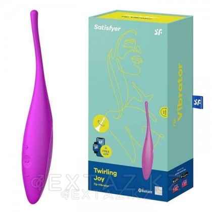 Satisfyer twirling Joy Fuchsia клиторлық вибраторы от sex shop Extaz фото 6