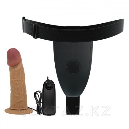 Страпон Draven с вибрацией (17,5*3,7 см) от sex shop Extaz фото 4