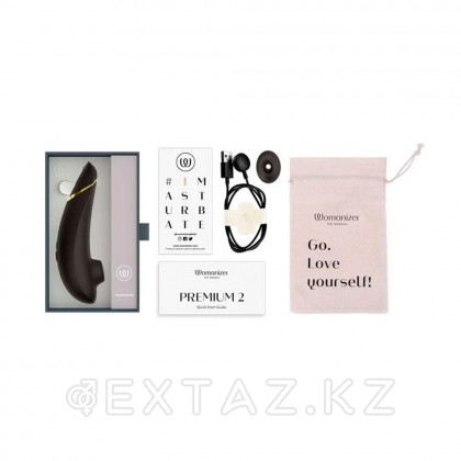 Womanizer Premium 2 байланыссыз клиторальды стимулятор қара от sex shop Extaz фото 9