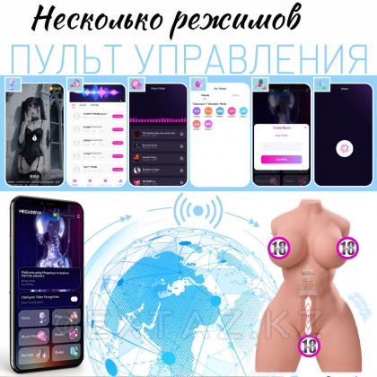 Alanna қосымшасына қосылған сексуалды әйел денесі (діріл+үйкеліс) от sex shop Extaz фото 7