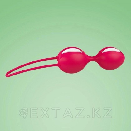 Қынаптық шарлар Fun factory SMARTBALLS DUO, қызыл-ақ от sex shop Extaz фото 2