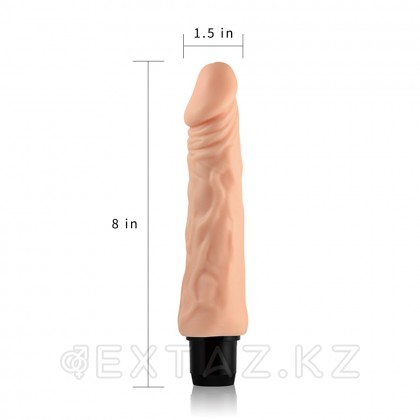 Вибратор реалистик - 20 х 3,8 см. от sex shop Extaz фото 2