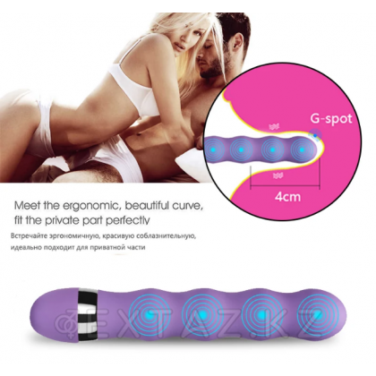 Толқынды қуат вибраторы күлгін от sex shop Extaz фото 5