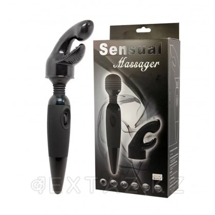 Вибромассажер Sensual (с доп. насадкой) - extaz.kz Sensual діріл массажы (қосымша саптамамен) от sex shop Extaz