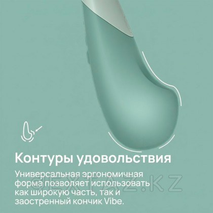 Клиторальный вибратор Womanizer Vibe түсі шалфей от sex shop Extaz фото 13