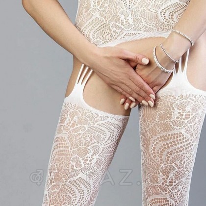 Кеудеге кесілген ақ түсті костюм (импульс) (S-L) от sex shop Extaz фото 5