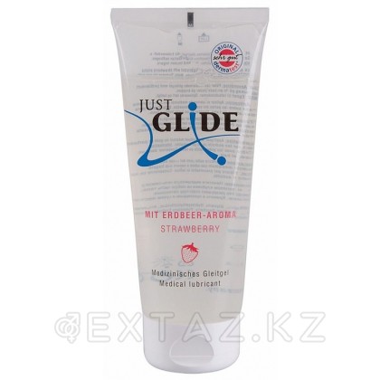 JUSTGLIDE 200мл Гель-смазка клубничная от sex shop Extaz