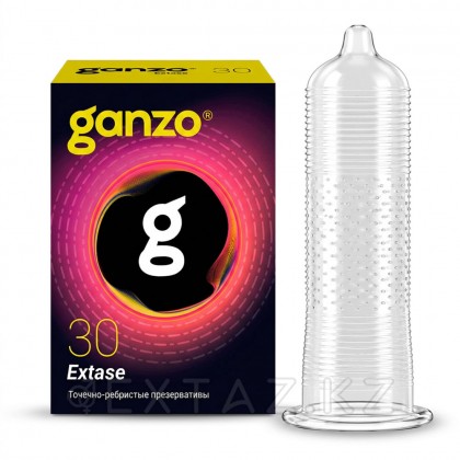 Ganzo EXTASE презервативтері, нүктелі қабырға, 30 дана от sex shop Extaz