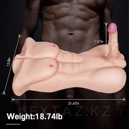 Спортивное мужское тело с фаллоимитатором (8,5 кг.) - extaz.kz фото 7 Дилдомен спорттық ерлер денесі (8,5 кг.) от sex shop Extaz фото 7