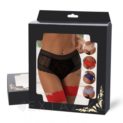 Бразилиялық Floral Lace трусикасы қызыл (өлшемі XL-2XL) от sex shop Extaz фото 12