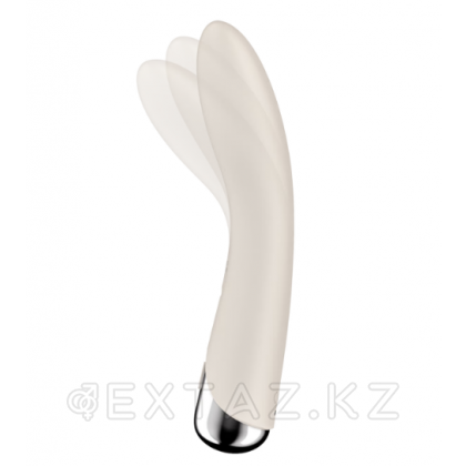 Айналу функциясы бар вибратор Satisfyer Spinning Vibe 1 бежевый от sex shop Extaz фото 4