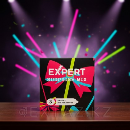EXPERT SURPRISE MIX презервативтері № 3 (микс), 3 дана. от sex shop Extaz фото 2