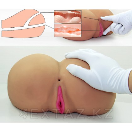 Мастурбатор - Вагина + Анус (3D) от sex shop Extaz фото 3