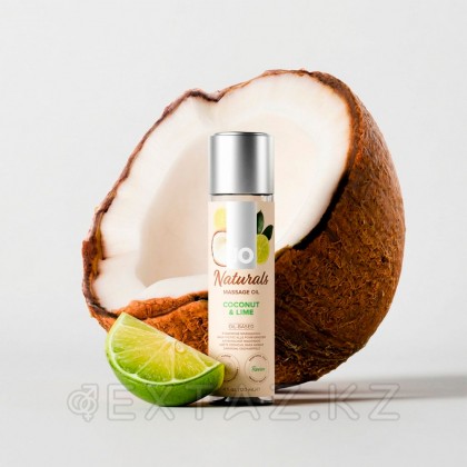 Jo Naturals массаж майы Кокос және әк, 120 мл от sex shop Extaz фото 5