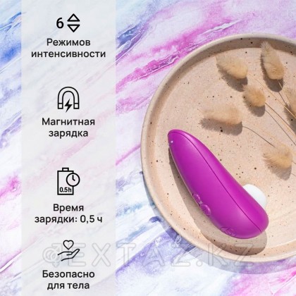 Байланыссыз клиторлық стимулятор Womanizer starlet 3 күлгін от sex shop Extaz фото 11