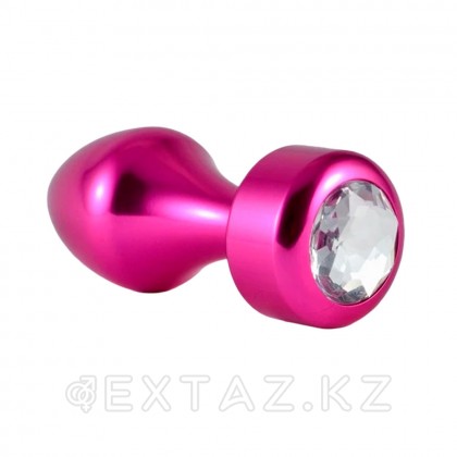 Алюминий анальная тығын Кристалл қызғылт от sex shop Extaz