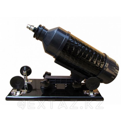Секс-машина machina gun черная кожа от sex shop Extaz