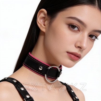 Crazy handmade жұмсақ қызғылт астары бар жаға от sex shop Extaz фото 2