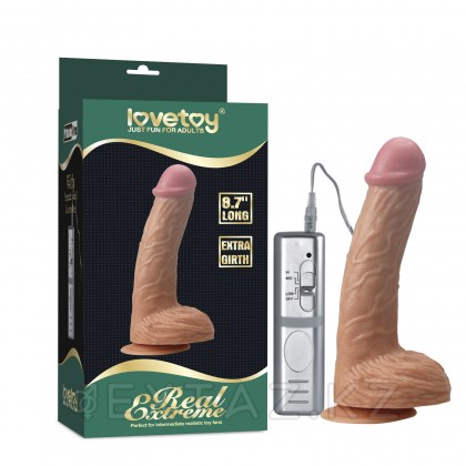 Фаллоимитатор с вибрацией Real Extreme Extra Girth (22 см) от sex shop Extaz