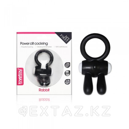 Power Rabbit clit cockring эрекциялық діріл сақинасы (қара) от sex shop Extaz