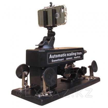 Секс-машина Machina Gun черная с дистанционным управлением для селфи от sex shop Extaz фото 2