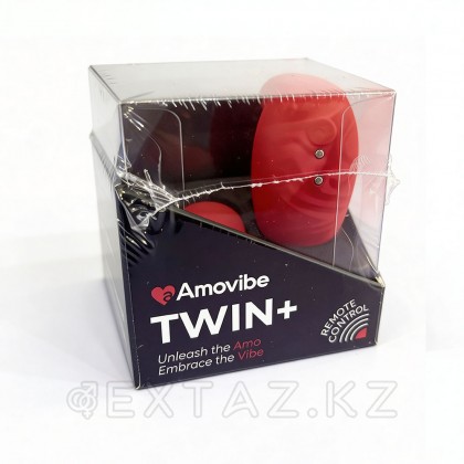 Amovibe қолданбасы арқылы басқарылатын tween+ жұп вибраторы қызыл от sex shop Extaz фото 4