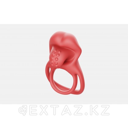 Lick it клиторлық стимуляторы бар қос эрекциялық діріл сақинасы от sex shop Extaz фото 8