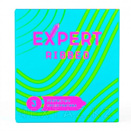EXPERT Ribbed презервативтері, қырлы, 3 дана от sex shop Extaz