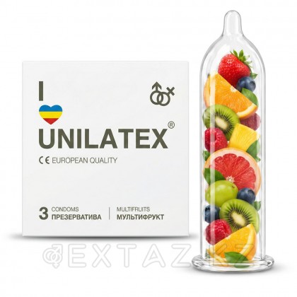 Unilatex multifruits презервативтері / хош иістендірілген, 3 дана от sex shop Extaz