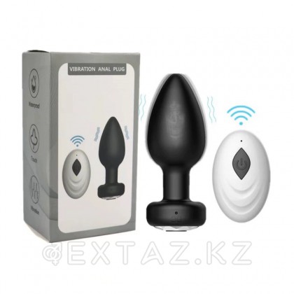 Қашықтан басқару пульті бар анальды діріл тығын от sex shop Extaz фото 3