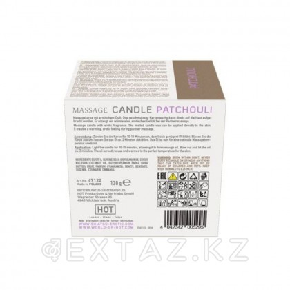 Шиацудан Пачули хош иісі бар массаж шамы 130 гр. от sex shop Extaz фото 5