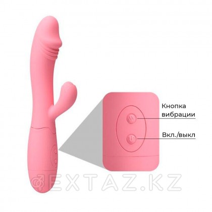 Жұмсақ қызғылт вибратор қоян Snappy от sex shop Extaz фото 6
