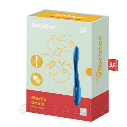 Мульти вибратор Satisfyer Elastic Game синий от sex shop Extaz фото 4