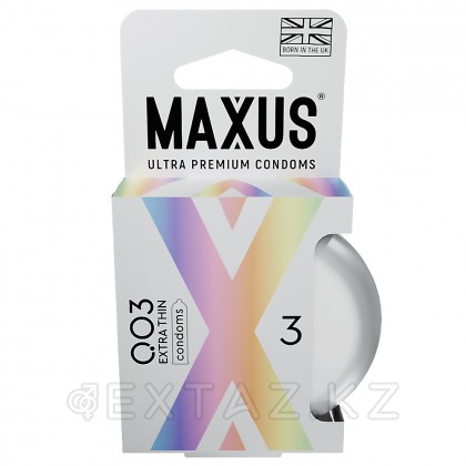 Презервативтер өте жұқа Maxus Extra Thin 003, 3 дана. от sex shop Extaz