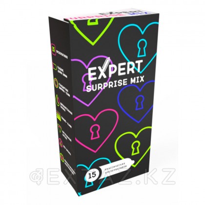 EXPERT Surprise Mix презервативтері, аралас, 15 дана от sex shop Extaz фото 2