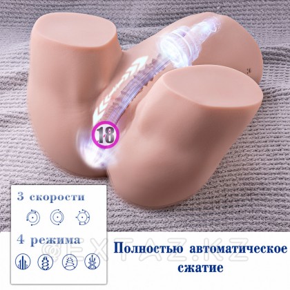 Gina үйкеліс функциясы бар шынайы Қос мастурбатор от sex shop Extaz фото 10