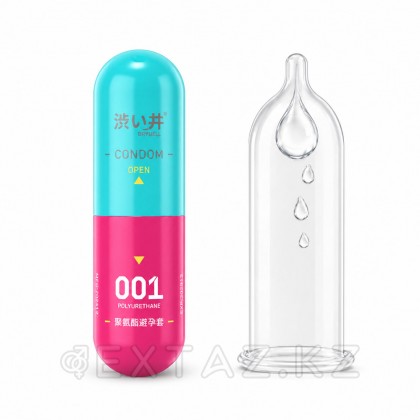 Қосымша майлағышы бар Drywell презервативтері (3 дана) от sex shop Extaz