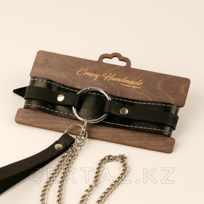 Ошейник-чокер из мягкой натуральной кожи - extaz.kz фото 2 Жұмсақ шынайы былғарыдан жасалған шокер жағасы от sex shop Extaz фото 2