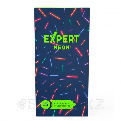 Expert neon презервативтері, жарқыраған, 15 дана от sex shop Extaz