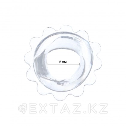 Рельефті эрекциялық сақина Мөлдір оки Чпоки (D 2 см) от sex shop Extaz фото 2