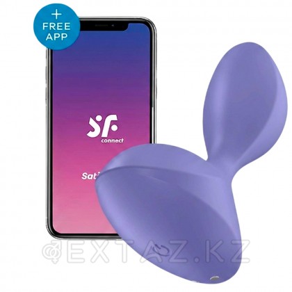 Satisfyer sweet Seal Connect app күлгін анальды діріл тығын от sex shop Extaz фото 11