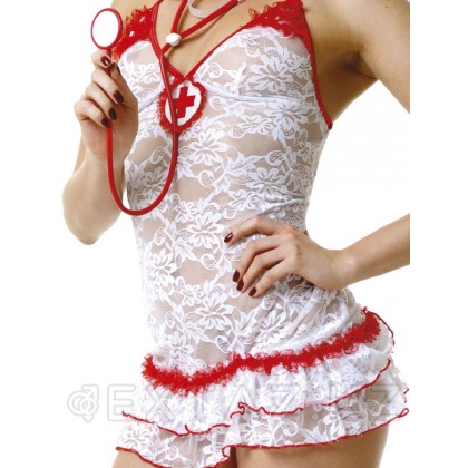 Кружевной медбике костюмі (L / XL) от sex shop Extaz фото 2
