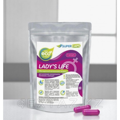 Средство возбуждающее для женщин Lady'sLife 2 капсулы от sex shop Extaz фото 4