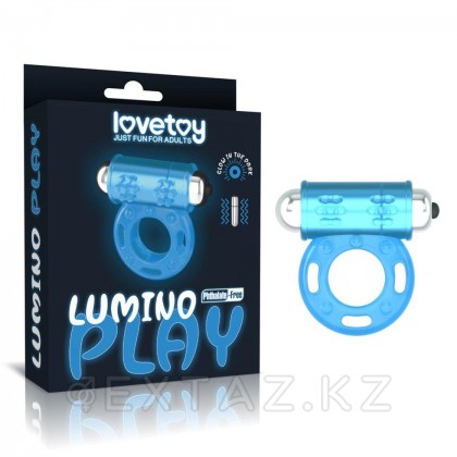 Lumino Play дірілі бар эрекциялық сақина (қараңғыда жарқырайды) от sex shop Extaz фото 8