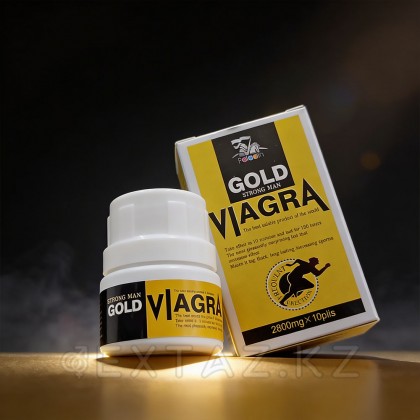 Viagra Gold strong Man возб арналған қоздырғыш, 10 кесте. от sex shop Extaz фото 4