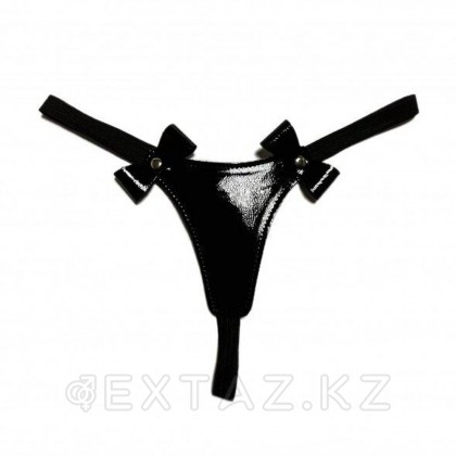 Садақтары бар эко-былғарыдан жасалған лактар от sex shop Extaz