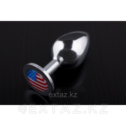 Большая серебряная пробка с кристаллом от sex shop Extaz фото 2